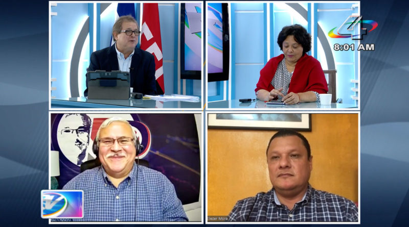 Tirsa Sáenz, Adolfo Pastrán y Eliezer Mora en la Revista en Vivo, martes 7 de septiembre de 2021