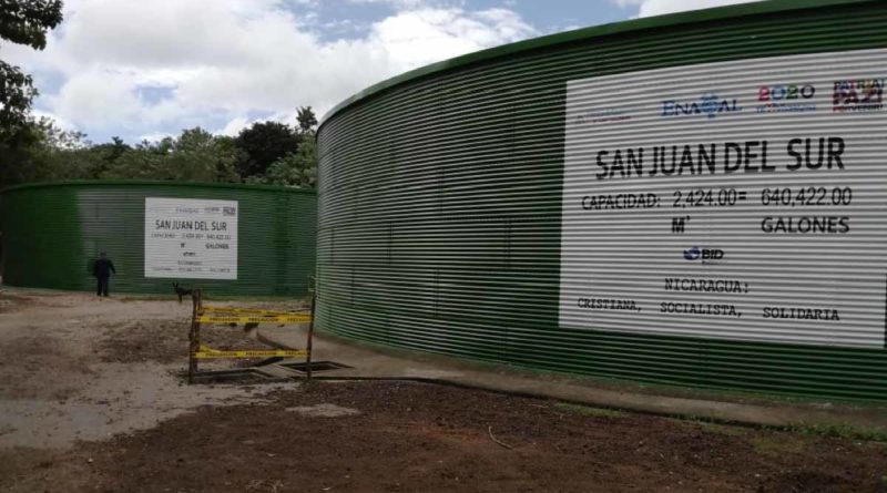 Rehabilitación de tanques de almacenamiento en San Juan del Sur