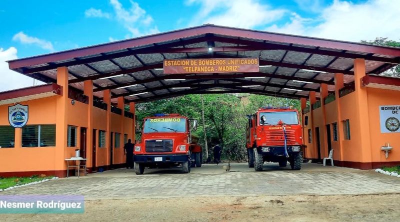 Nueva estación de bomberos en Telpaneca, departamento de Madriz