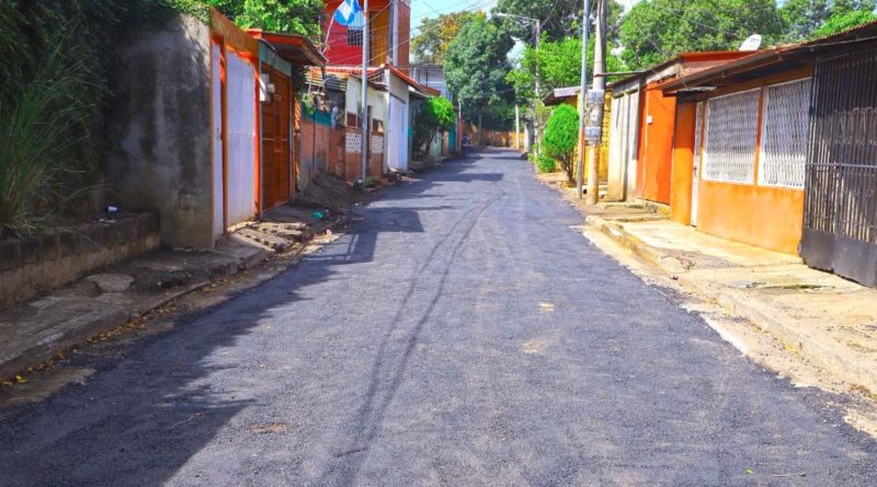 Proyecto de Calles para el Pueblo que se ejecuta en el barrio Santos López