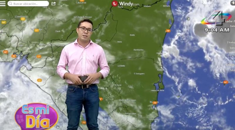 Yunior Cuadra en el programa Es Mi Día brindó el reporte del clima en Nicaragua