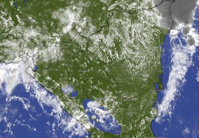 Vista satelital de Nicaragua
