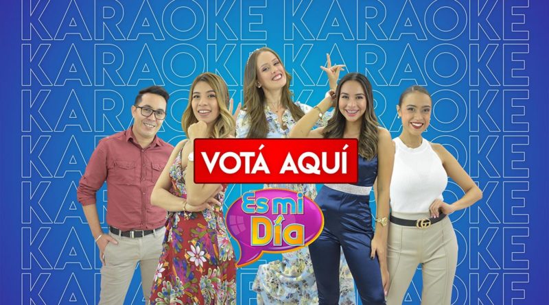 Apoyá a tu presentador favorito de nuestro karaeoke de los jueves en Es Mi Día, podés elegir a Lizandra, Mabel, Idis, Crismara y Junior como tu presentador favorito.