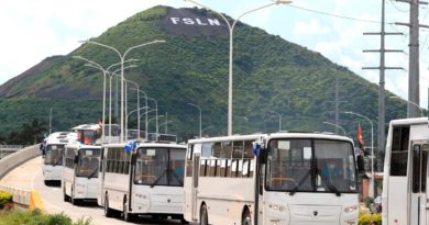 Nueva flota de 150 buses para el transporte colectivo de Managua.