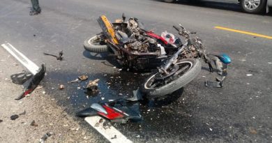 Motociclista que conducía a exceso de velocidad perdió la vida en Rivas