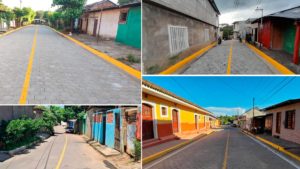 Nuevas calles construidas por los Gobiernos Sandinistas en 23 municipios del país