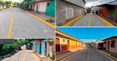 Nuevas calles construidas por los Gobiernos Sandinistas en 23 municipios del país