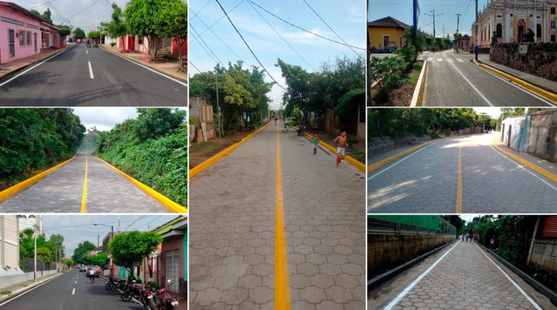 Calles nuevas para ser entregadas en 19 municipios de Nicaragua