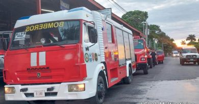 Camiones de bomberos para la nueva estación de bomberos de Wiwilí en Nueva Segovia