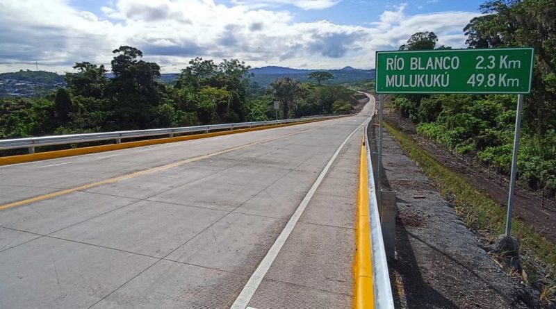 MTI inaugura carretera de Circunvalación Río Blanco - Matagalpa