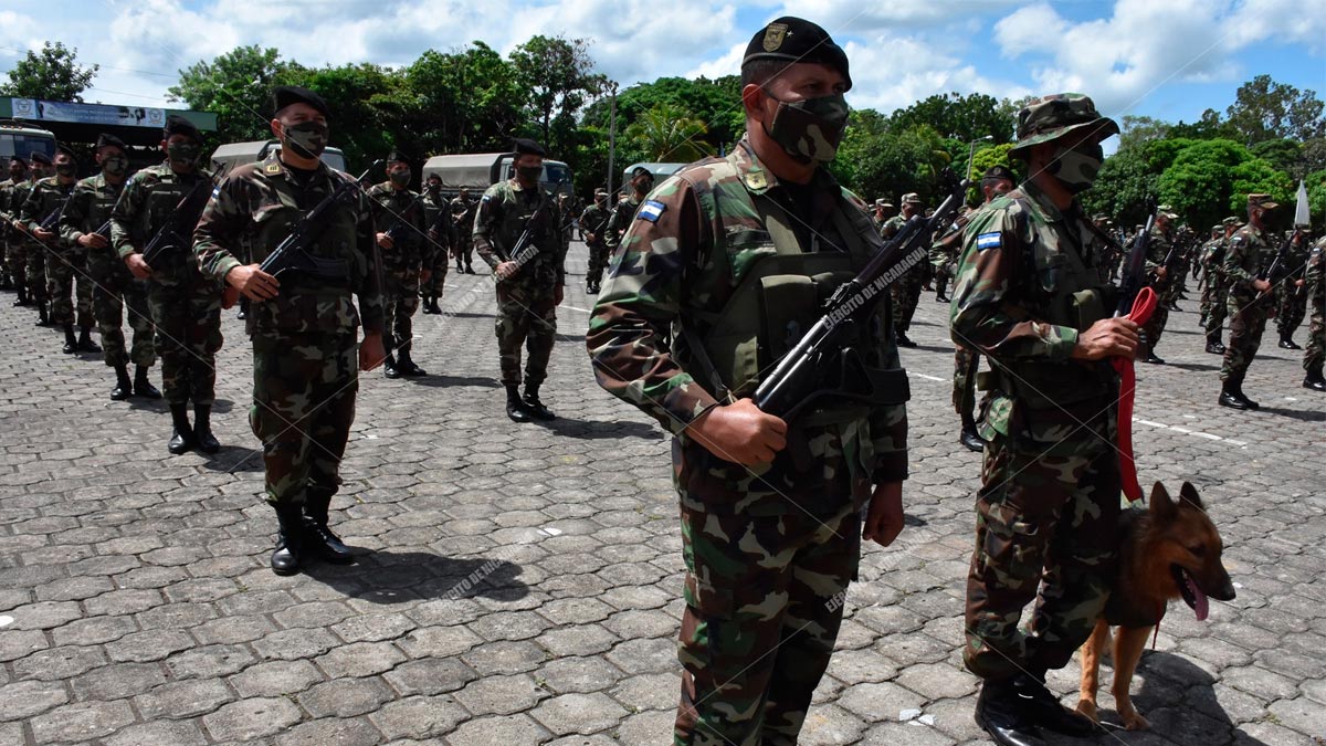 Ejército de Nicaragua apertura plan de protección de la cosecha cafetalera ciclo 2021-2022 en Managua