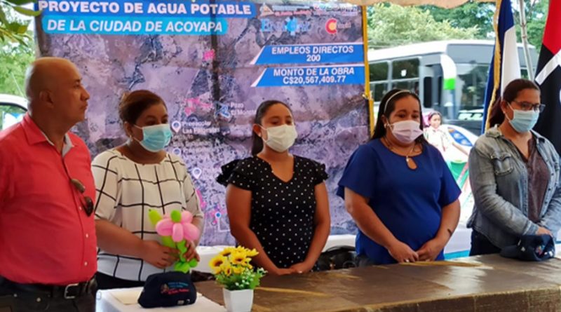 ENACAL inaugura ampliación del sistema de agua potable en Acoyapa, Chontales