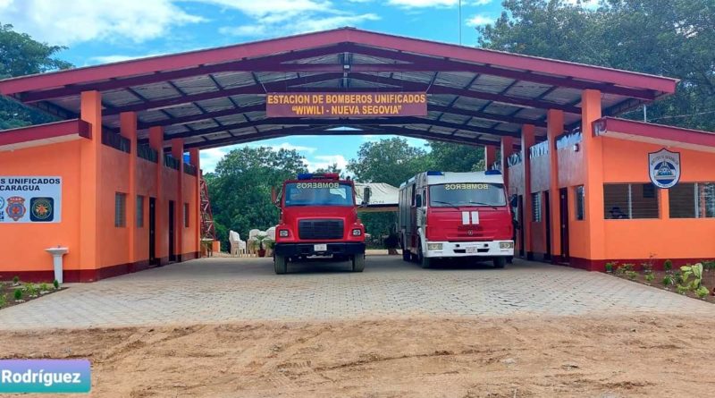 Nueva estación de bomberos inaugurada en Wiwilí