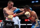 Román “Chocolatito” González y Francisco “El Gallo” Estrada durante se segundo combate en Estados Unidos.