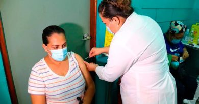 Nicaragua ha logrado vacunar contra la Covid-19 al 44.12% de su población total