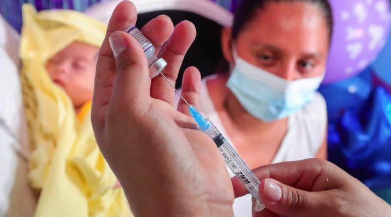 Nicaragua vacunó contra la COVID-19 esta semana a 1 millón 243 mil 287 personas