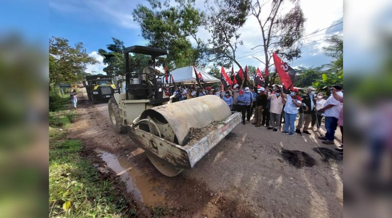 Gobierno Sandinista inicia construcción de Carretera Cuapa -La Libertad