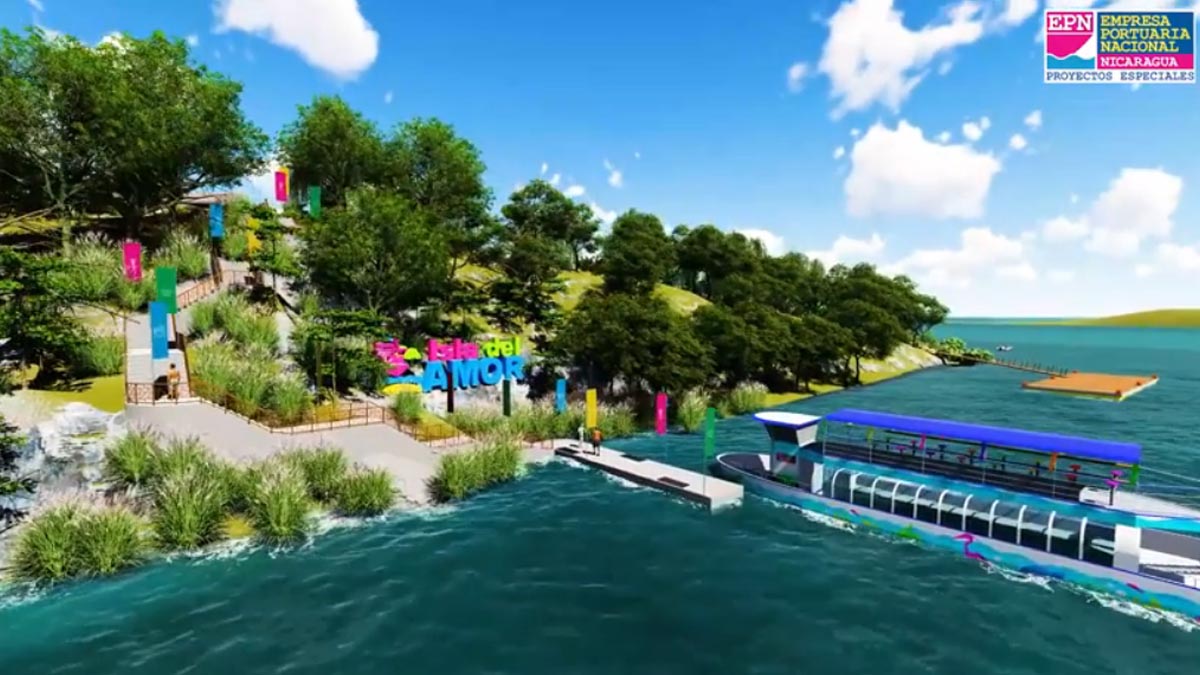 EPN inaugurará primera etapa de la Isla del Amor en el Lago Xolotlán