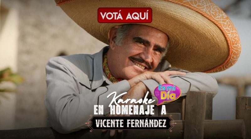 Aquí podés votar por tu presentador favorita del Karaoke en homenaje a Vicente Fernández de Es Mi Día