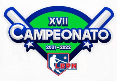 Logo oficial del XVII Campeonato 2021/2022 de la Liga de Béisbol Profesional Nacional (LBPN).