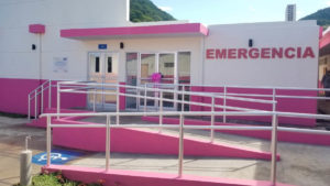 Vista del área de emergencia del hospital de San Juan de Limay