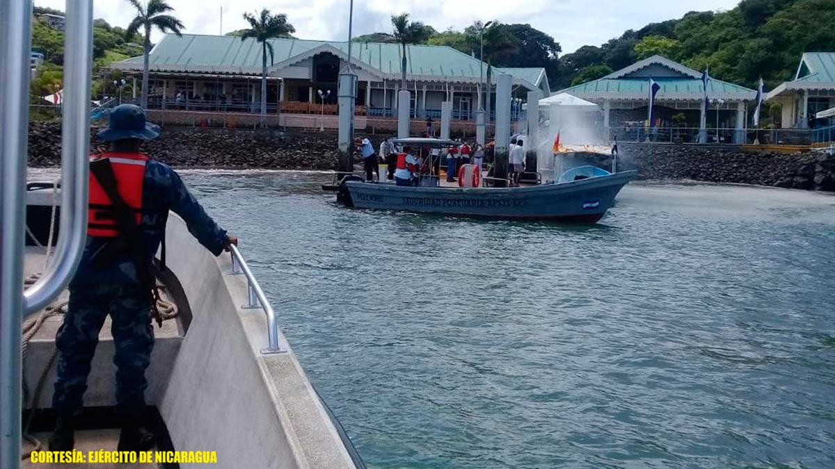 Fuerza Naval de Nicaragua realizó ejercicio anual de protección y seguridad portuaria