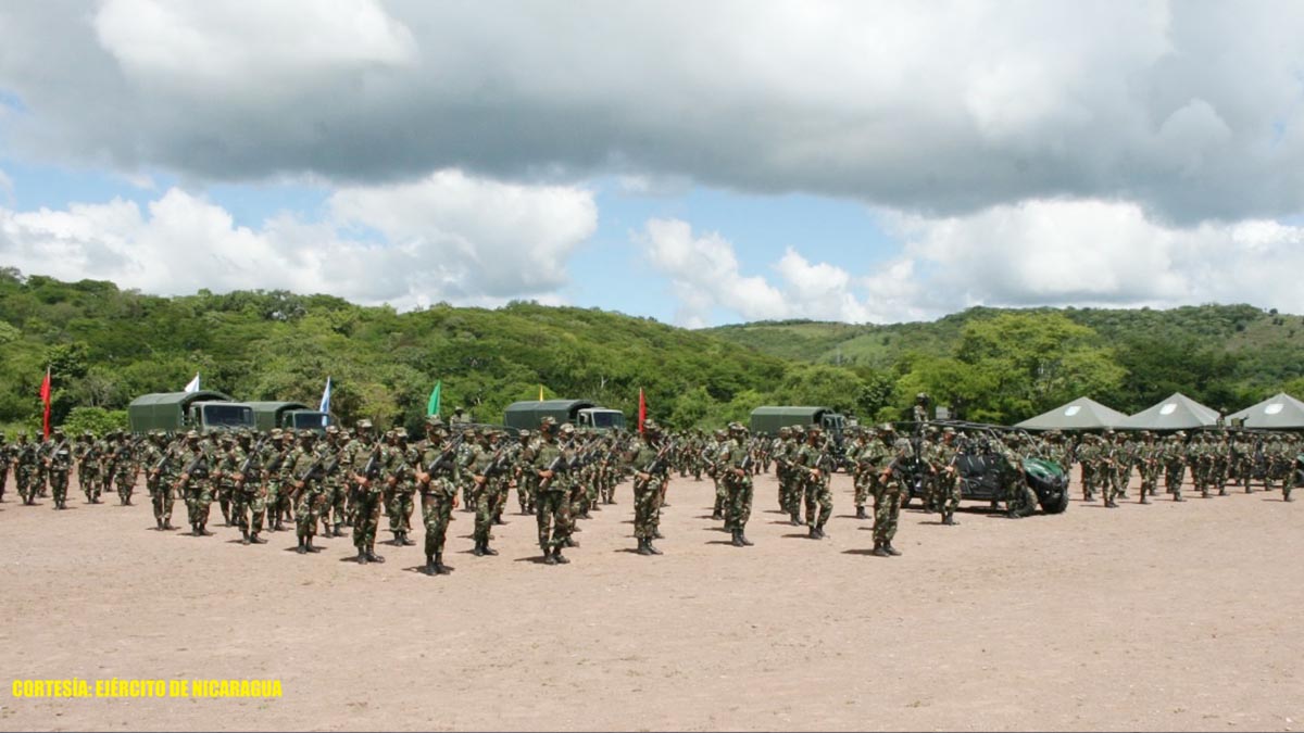 Ejército de Nicaragua realiza acto de apertura de protección de la cosecha cafetalera en Estelí, Madriz y Nueva Segovia