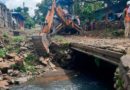 Trabajaos en lo que será el nuevo puente Nuevo Amanecer de Juigalpa, Chontales
