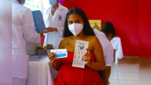 MINSA aplica vacuna contra la Covid-19 a mujeres embarazadas de Nindirí