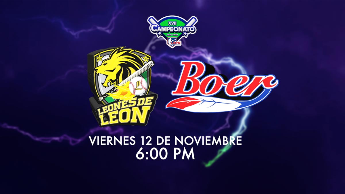 (EN VIVO) Indios del Bóer VS Leones de León – Liga de Béisbol Profesional Nacional (LBPN)
