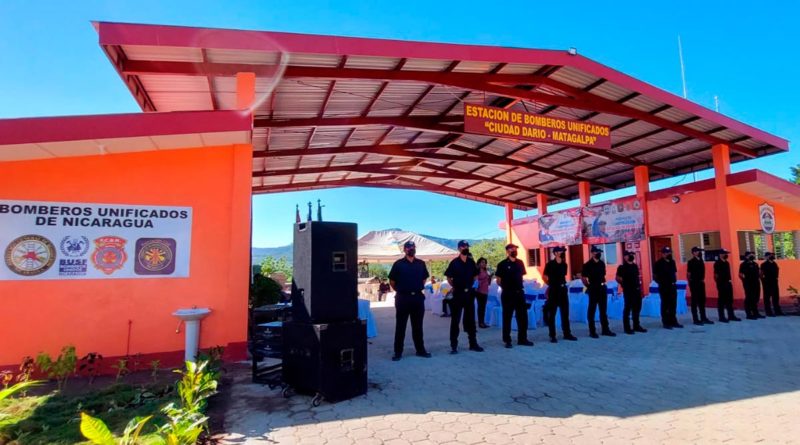 Nueva estación Básica de Bomberos en Ciudad Darío, Matagalpa.