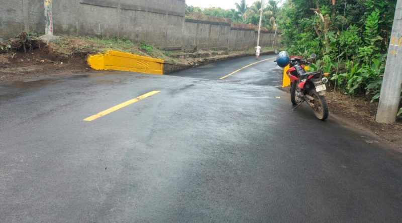 Nuevas calles en la Comarca Chiquilistagua ubicada en el kilómetro 13.8 carretera vieja a León.