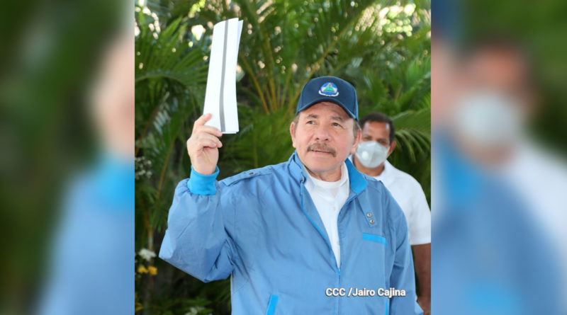 Presidente de Nicaragua, Comandante Daniel Ortega Saavedra