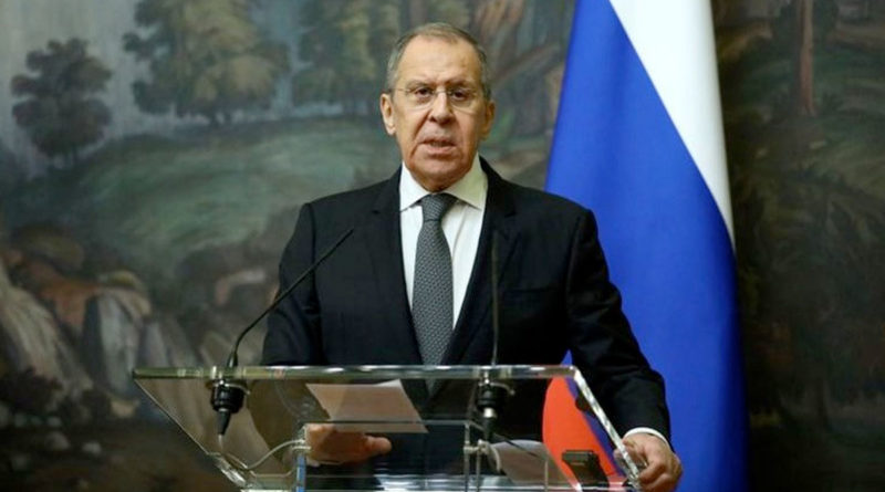 Ministro de relaciones Exteriores de la Federación Rusa, Serguéi Lavrov