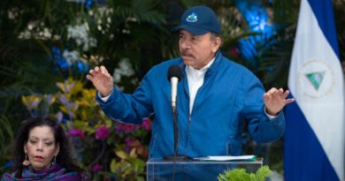 Comandante Daniel Ortega, Presidente de Nicaragua y líder de izquierda en Centroamérica.