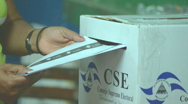 Caja electoral en la que se depositan los votos