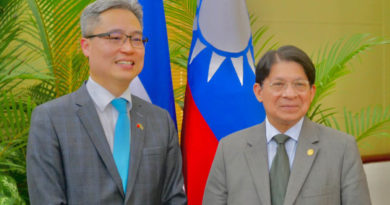 Iván Yueh-Jung Lee, nuevo embajador de Taiwán junto al Canciller Denis Moncada
