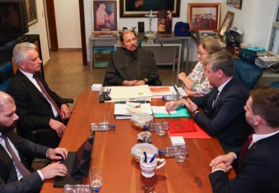 Encuentro del Presidente-Comandante Daniel con Delegación de la Federación Rusa