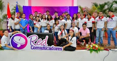 Miembros de la Red de Jóvenes Comunicadores