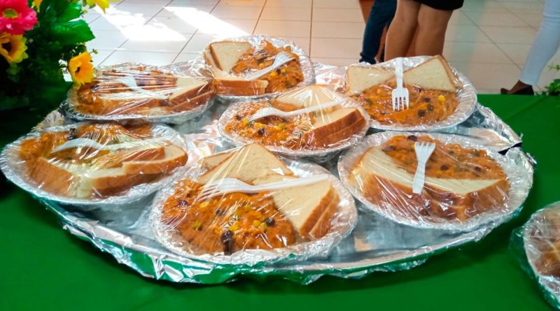 Platillos elaborados por Estudiantes del Centro Tecnológico Simón Bolívar de Managua.