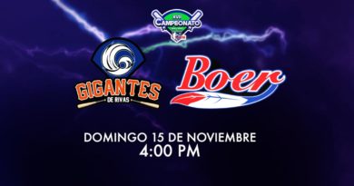 (EN VIVO) Gigantes de Rivas VS Indios del Bóer – Liga de Béisbol Profesional Nacional (LBPN)