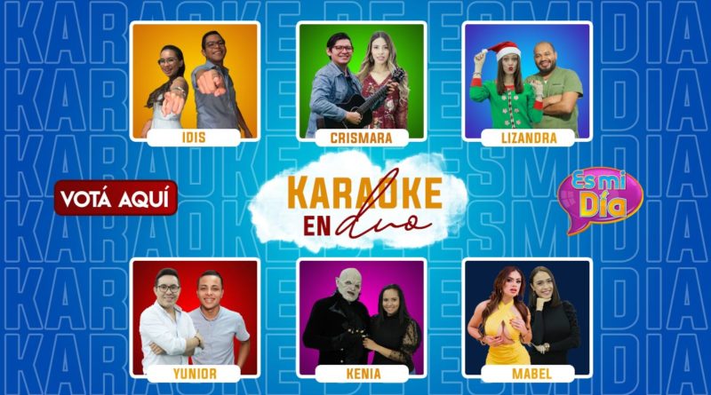 Aquí podés depositar tu voto y apoyar al dúo favorito en el Karaoke en Dúo de Es Mi Día