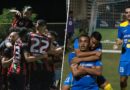 Leones de Managua / Jugadores del Walter Ferretti y Managua FC celebrando su clasificación a Liga Primera