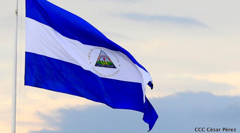 Foto Multinoticias / Bandera de Nicaragua