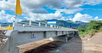 Nuevo puente Gualilica de 121 metros de longitud inaugurado por el MTI en Estelí