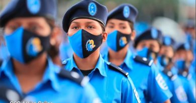 Elementos de la Policía Nacional de Nicaragua