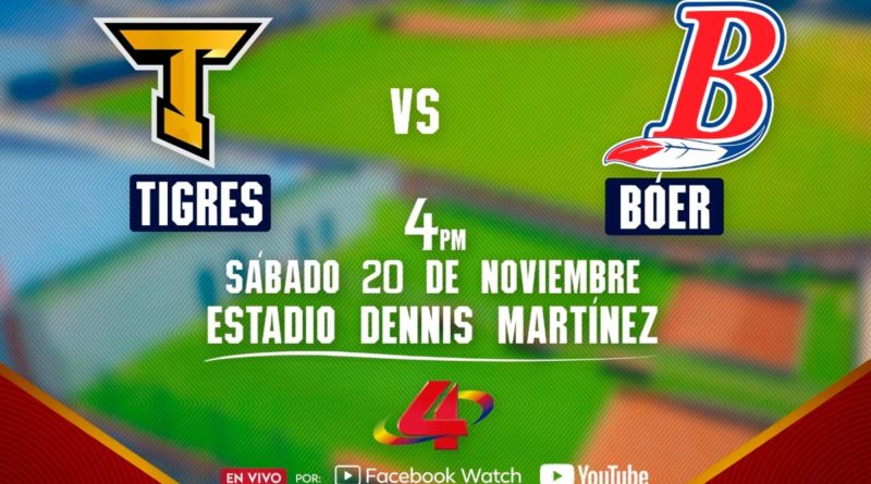 Indios del Bóer VS Tigres de Chinandega