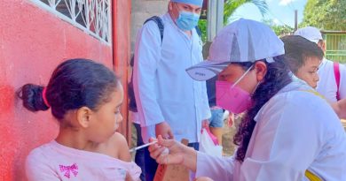 Nicaragua continúa intensa Jornada de Vacunación contra la COVID-19