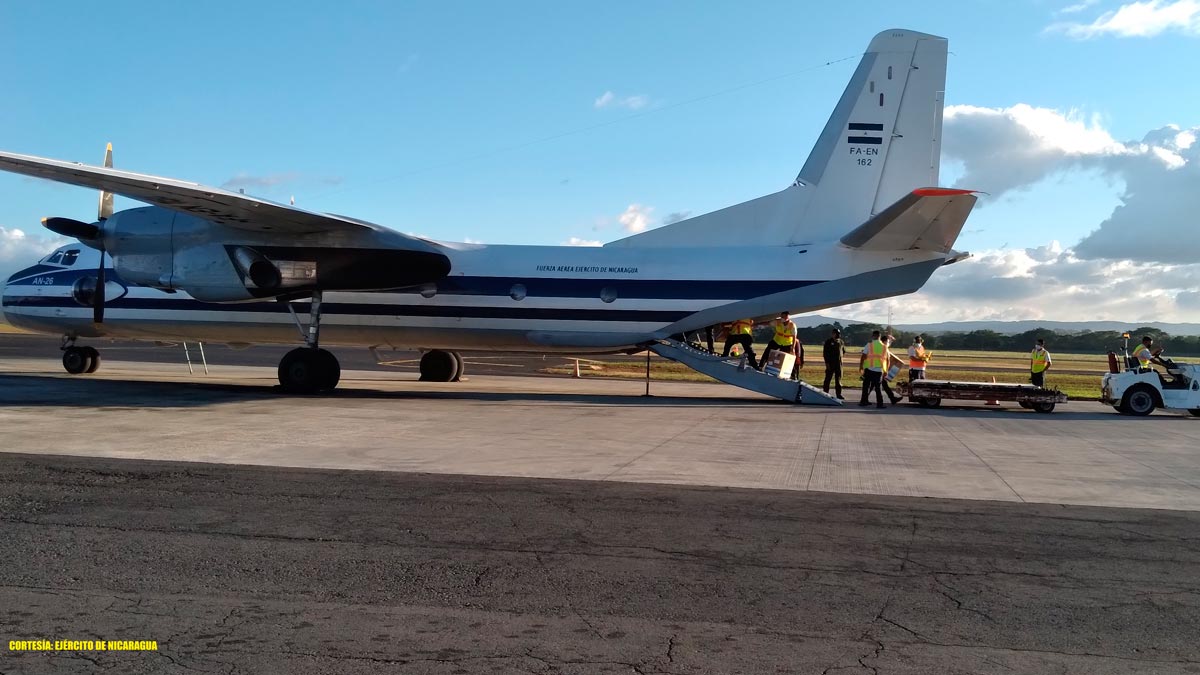 Fuerza Aérea realizó traslado de vacunas contra la COVID-19 de Cuba hacia Nicaragua