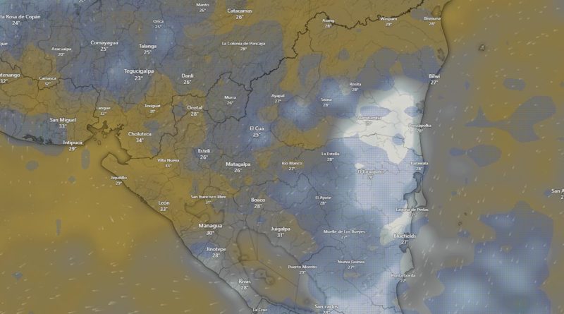 Pronóstico gráfico del territorio Nicaraguense